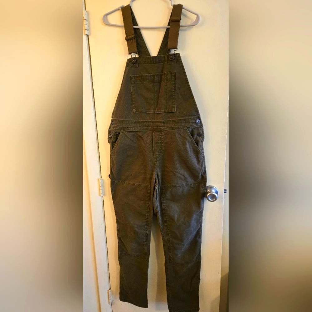 REI Trailsmith Overalls in Olive Green